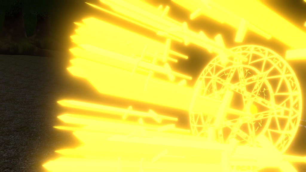 VRChat想定 光剣魔法