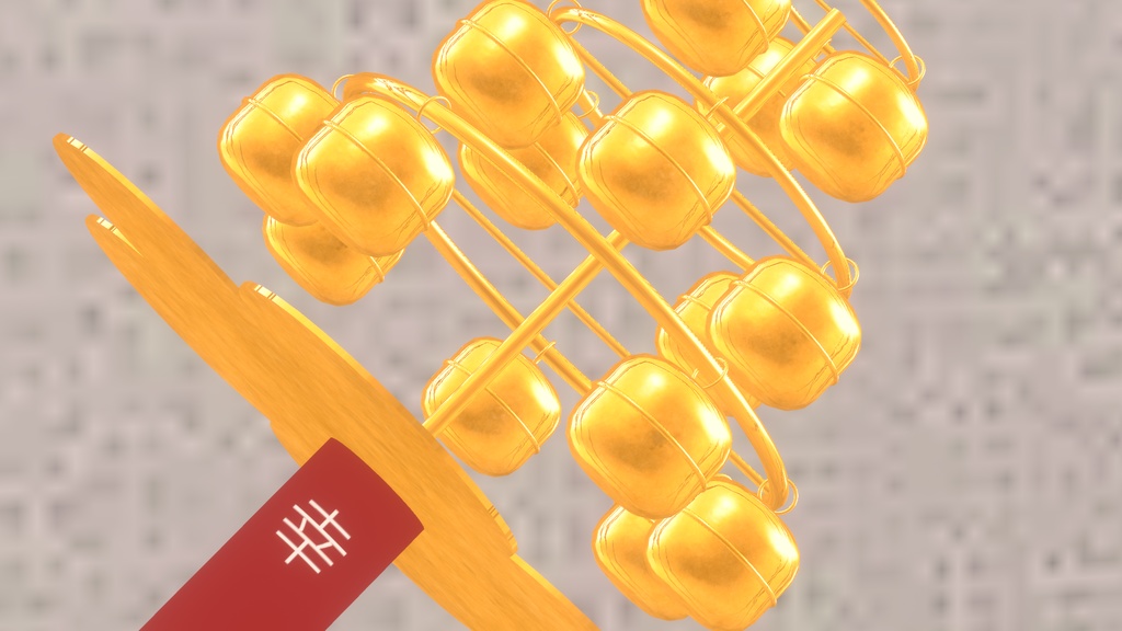 VRChat想定 三番叟鈴