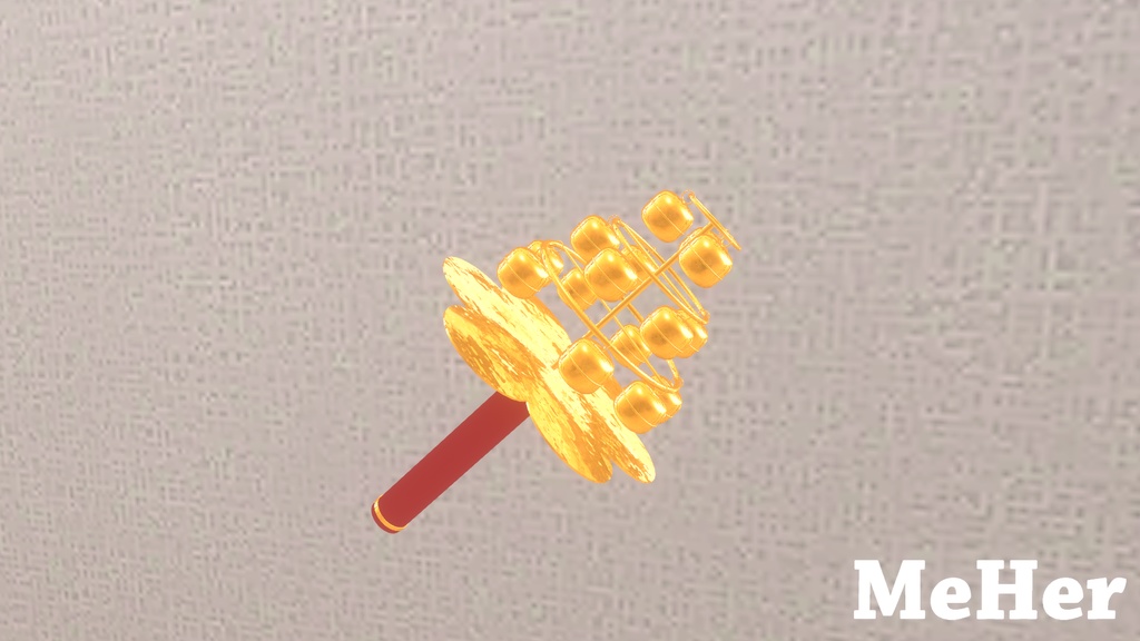 VRChat想定 三番叟鈴