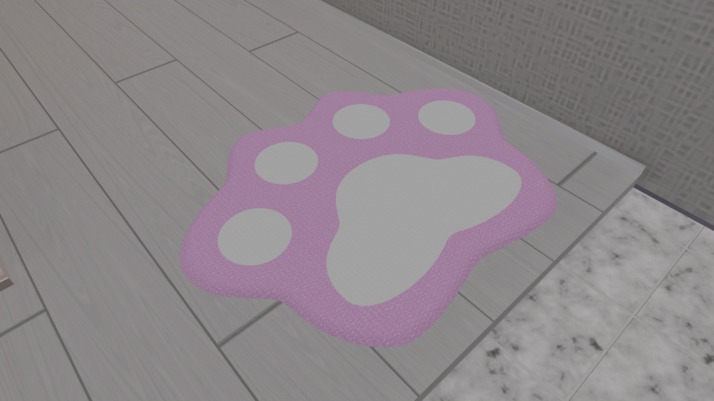 VRChat想定 肉球マット