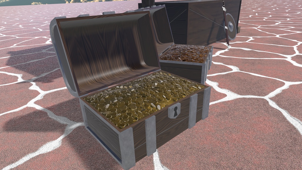 VRChat想定 宝箱