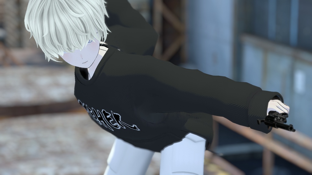 VRChat想定 ベイブレード少女エモート