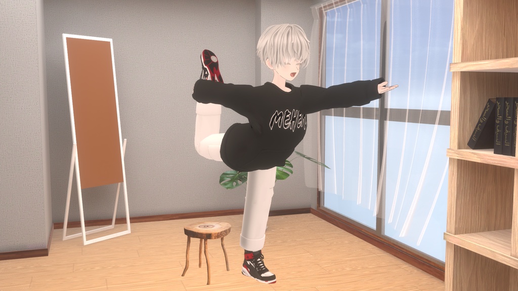 VRChat想定エモート ヨガサンタ