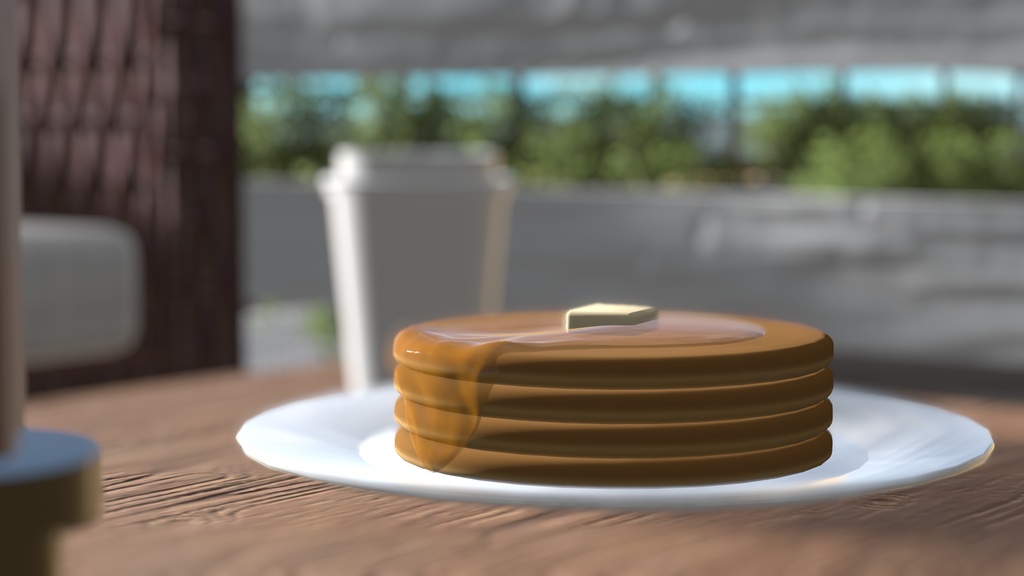 VRChat想定 パンケーキ