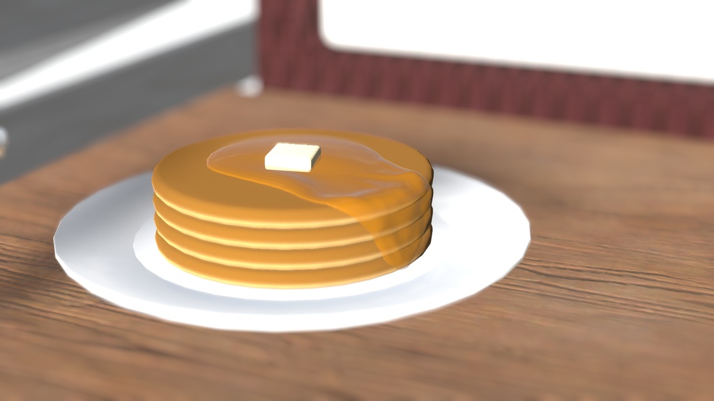 VRChat想定 パンケーキ