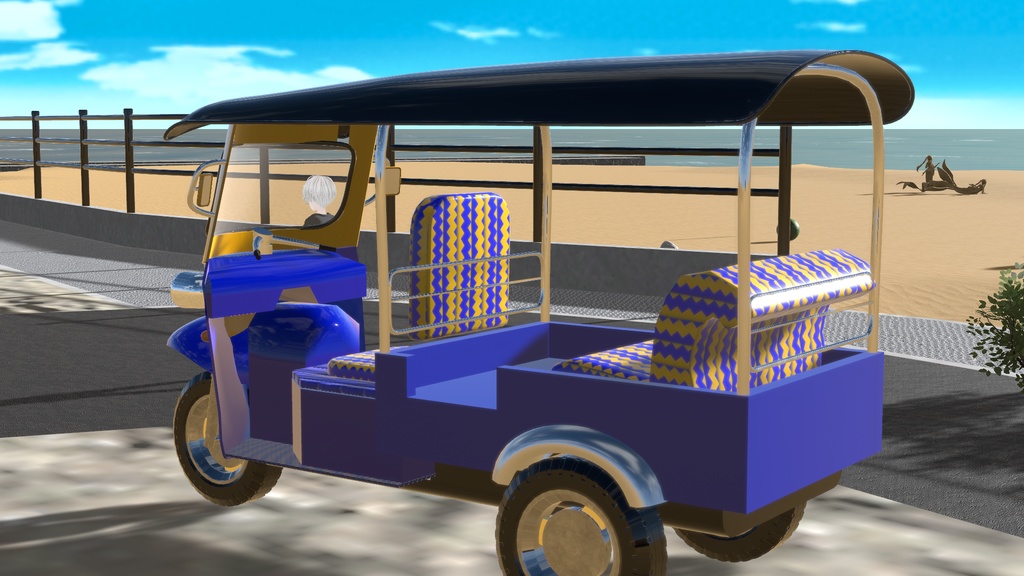 VRChat想定 トゥクトゥク
