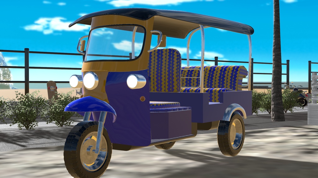 VRChat想定 トゥクトゥク
