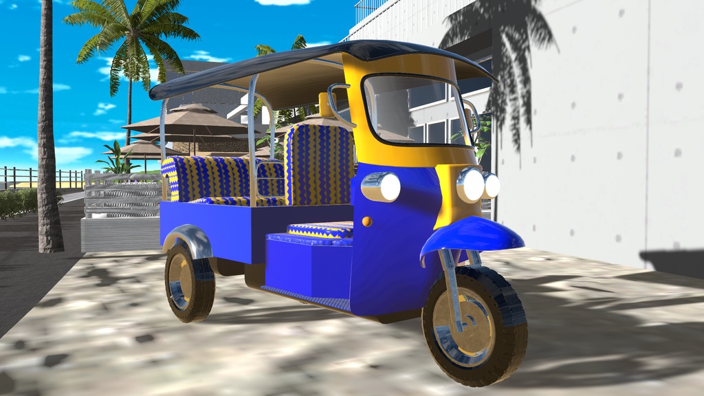 VRChat想定 トゥクトゥク