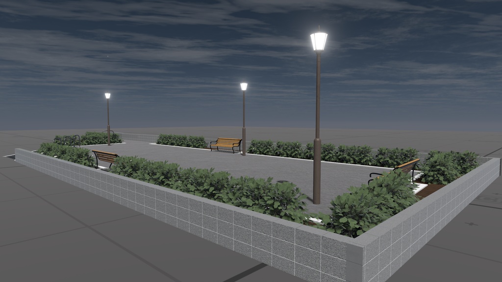 VRChat想定 公園