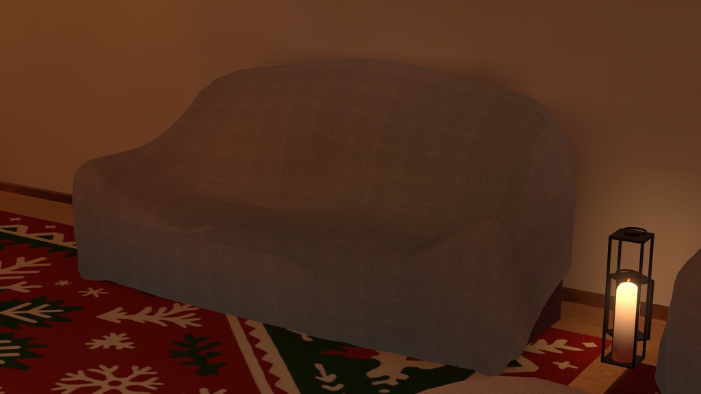VRChat想定 おしゃれソファ