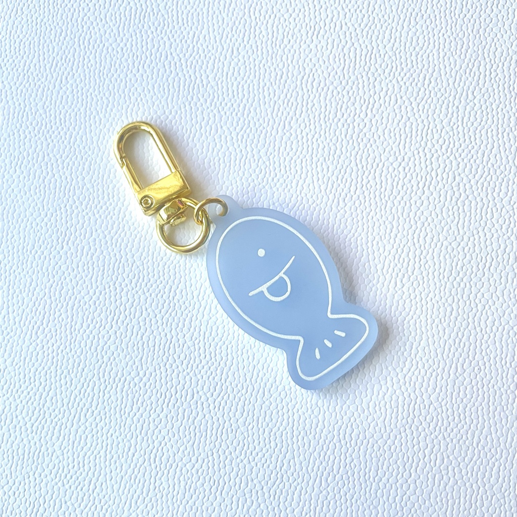 【アクキー】まゆげねこのお気に入りキーホルダー