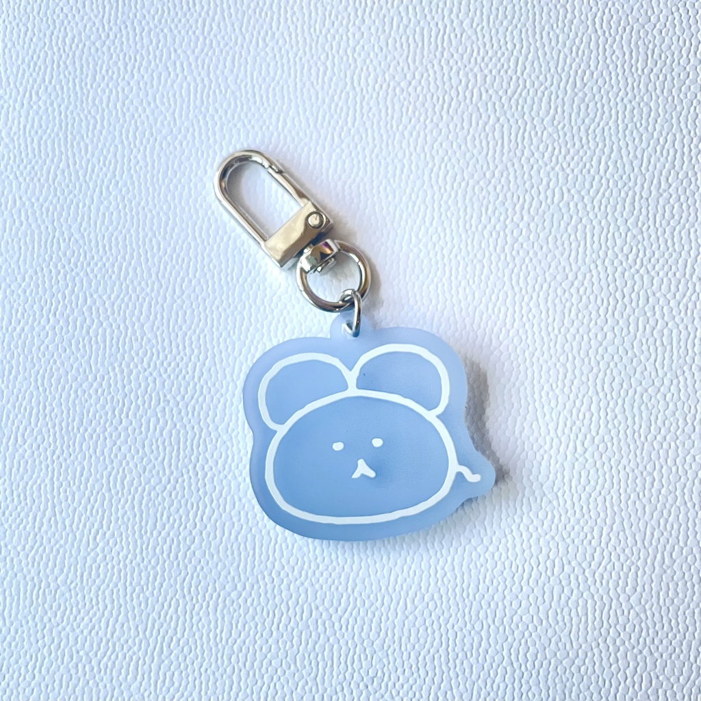 【アクキー】まゆげねこのお気に入りキーホルダー