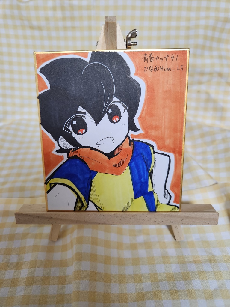 円堂ハル ミニ色紙