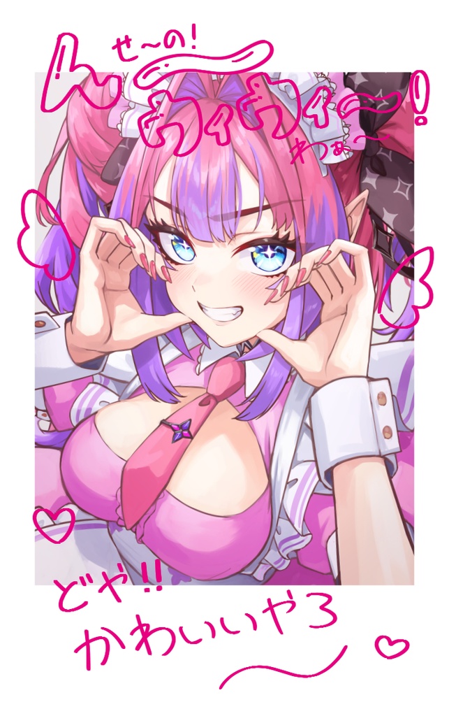 箔入りチェキ風カード全4種