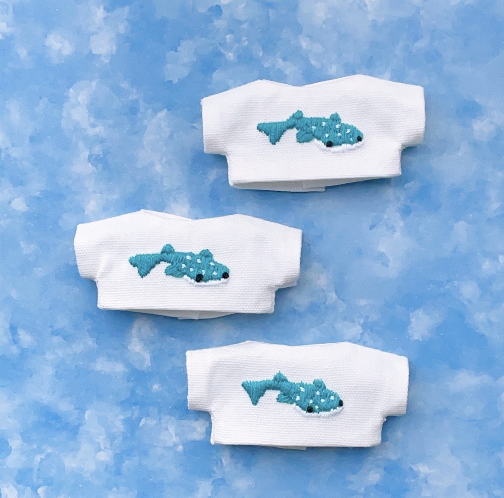 ジンベイザメ刺繍Tシャツ