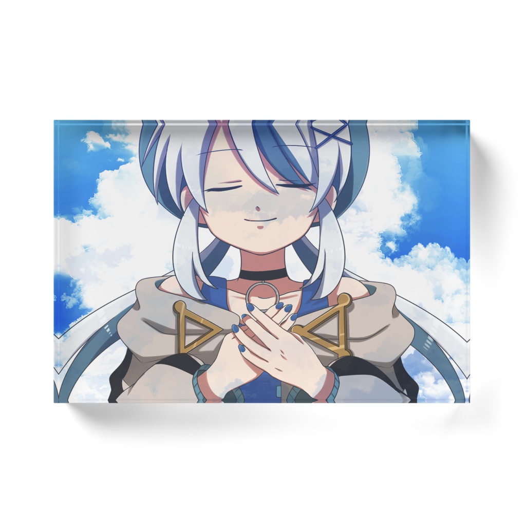 『1st single しろいキャンバス』公開記念アクリルブロック ver.1