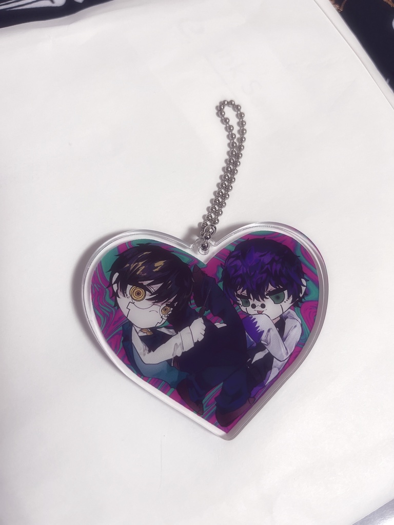 ⌛️♡🕶️ ハートキーホルダー♡