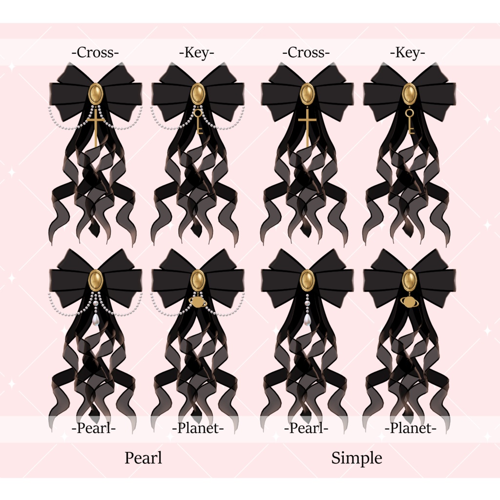 See-through ribbon シースルー·リボン