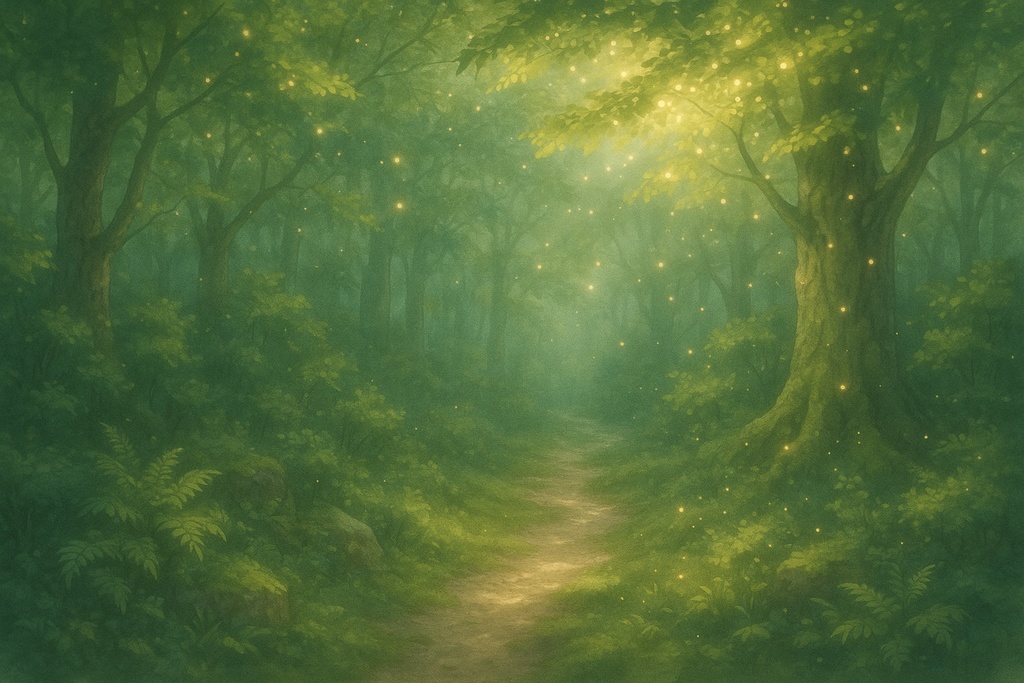 森のめざめ — Awakening of the Woods —〈itoの森〉壁紙5枚セット⑤