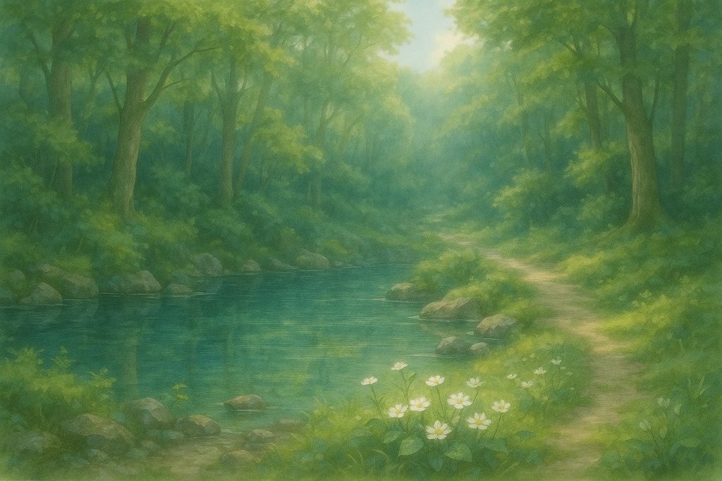 森のめざめ — Awakening of the Woods —〈itoの森〉壁紙5枚セット⑤