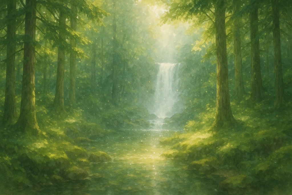 森のめざめ — Awakening of the Woods —〈itoの森〉壁紙5枚セット⑤