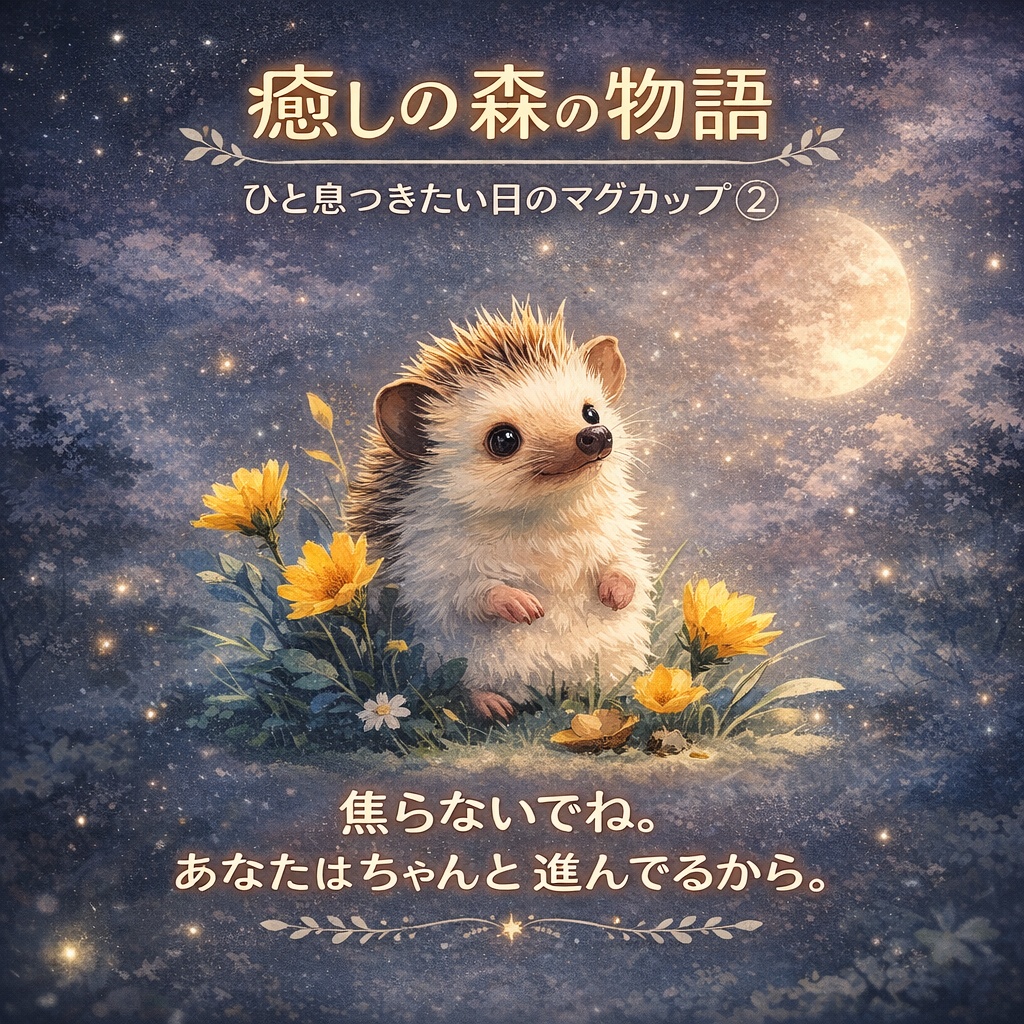 ひと息つきたい日のマグカップ②~焦らないでね。あなたはちゃんと進んでるから。~