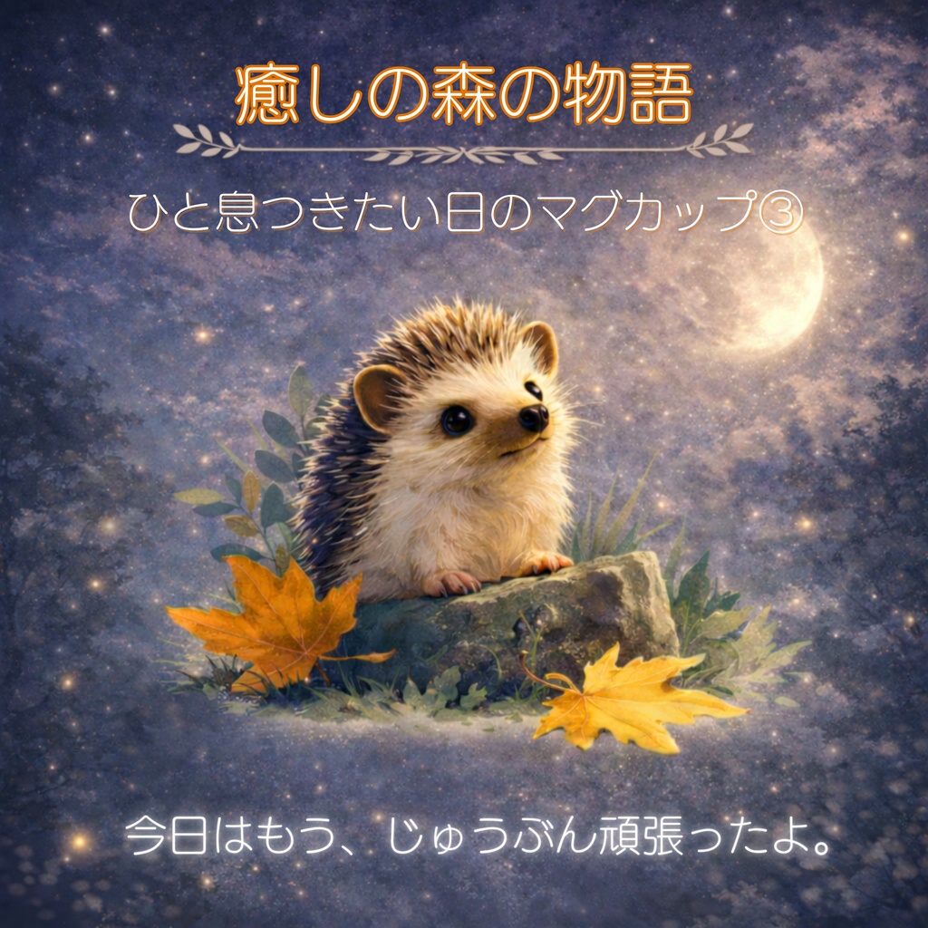 ひと息つきたい日のマグカップ③~今日はもう、じゅうぶん頑張ったよ。~