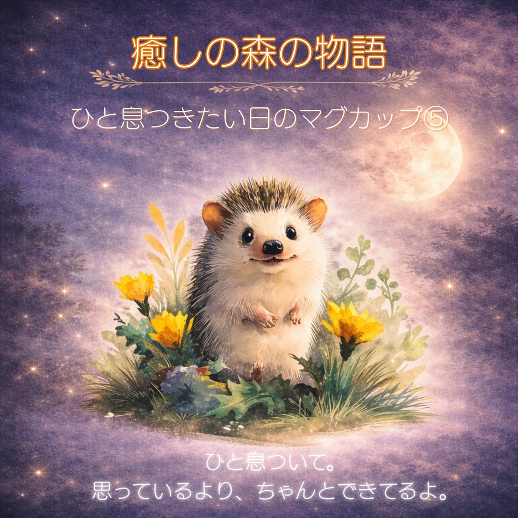 ひと息つきたい日のマグカップ⑤~ひと息ついて。思っているより、ちゃんとできてるよ。~