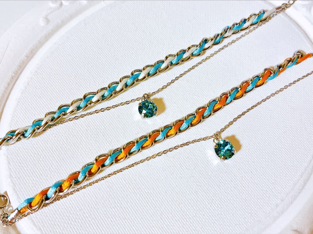 刀剣男士イメージ編みブレスレット