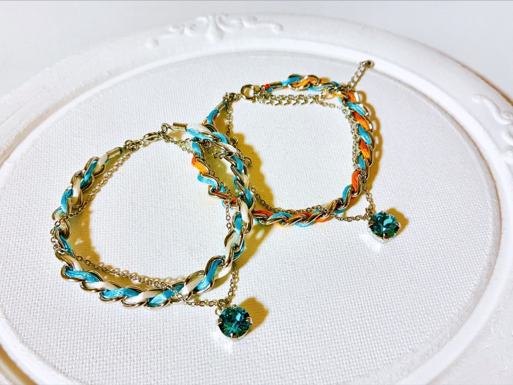 刀剣男士イメージ編みブレスレット