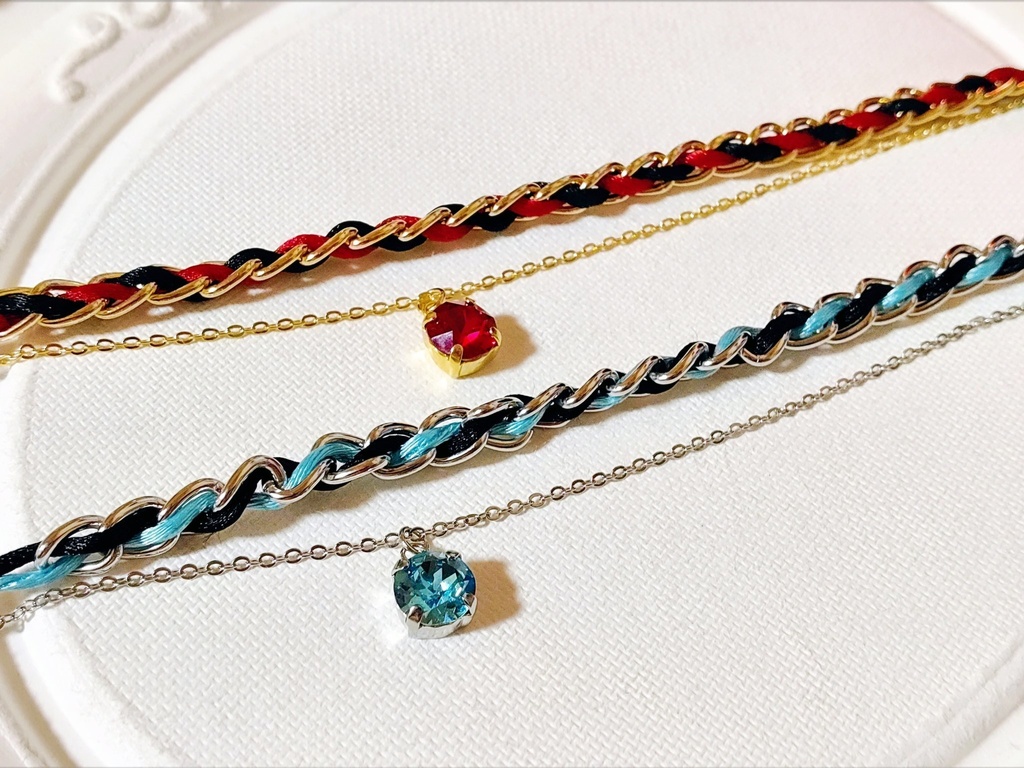 刀剣男士イメージ編みブレスレット