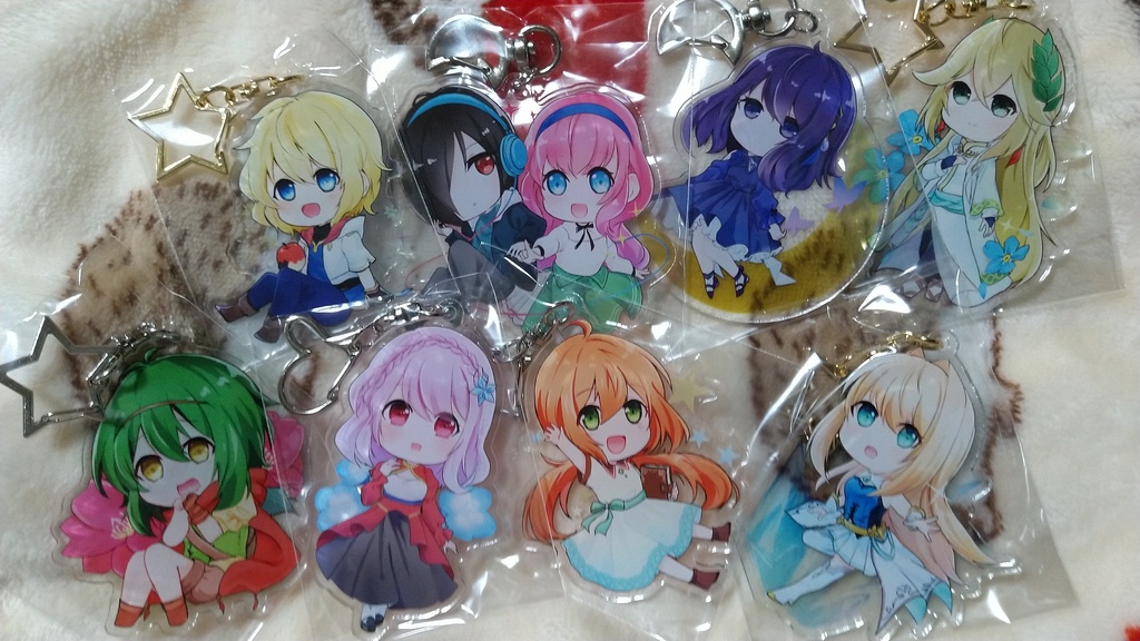 創作アクリルキーホルダー第1弾