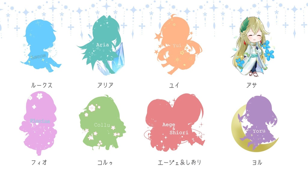 創作アクリルキーホルダー第1弾