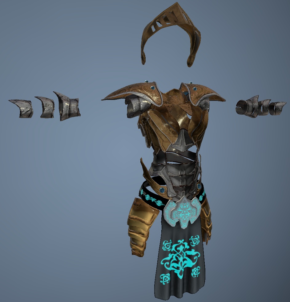Brass armor