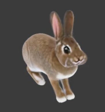 (fbx) 兎のモデル