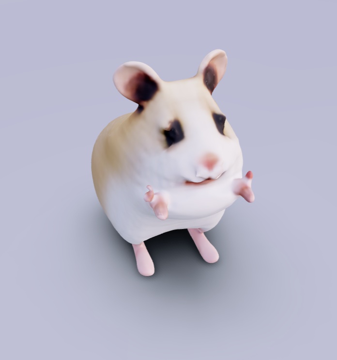 (fbx) ハムスターのモデル