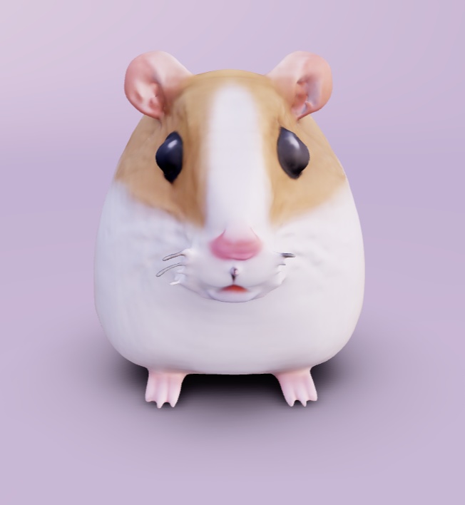 (fbx) ハムスターのモデル