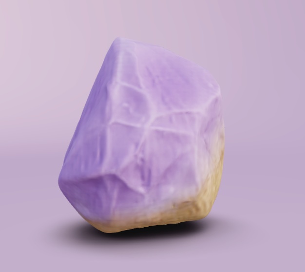 (fbx) 宝石(アメジスト)