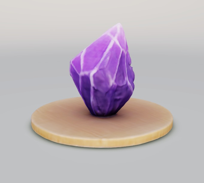 (fbx) 宝石(アメジスト)