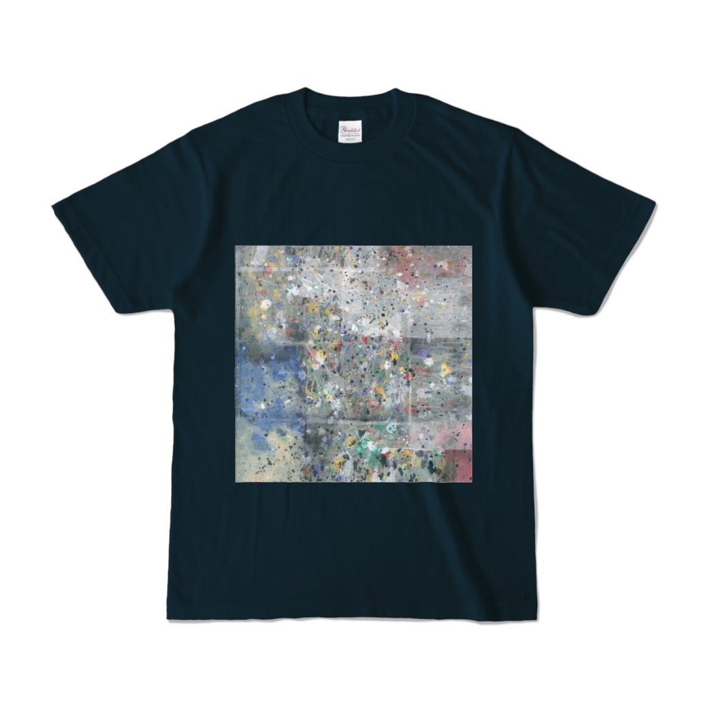 アートTシャツ B ネイビー