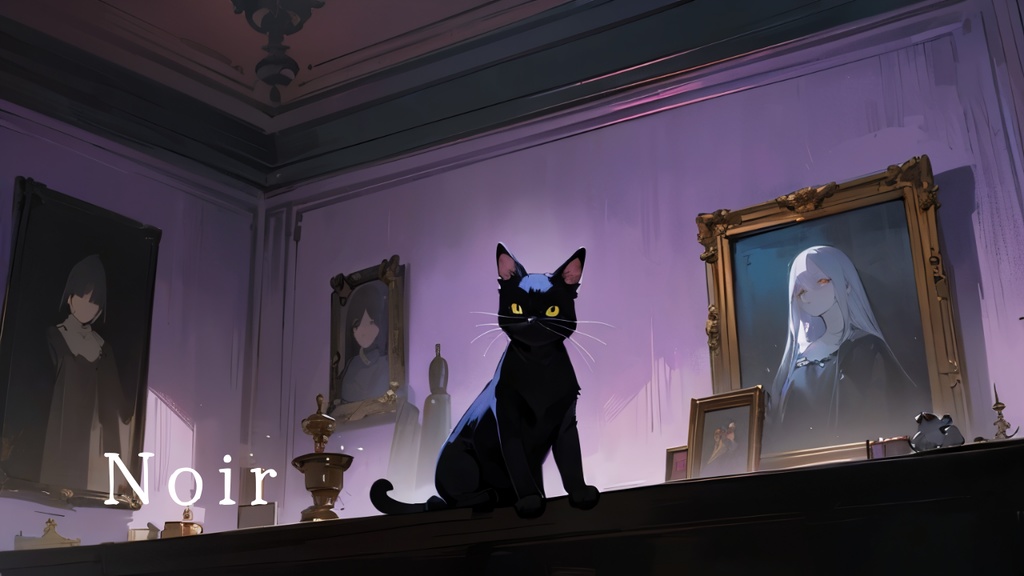 【フリーBGM】ミステリアスな黒猫