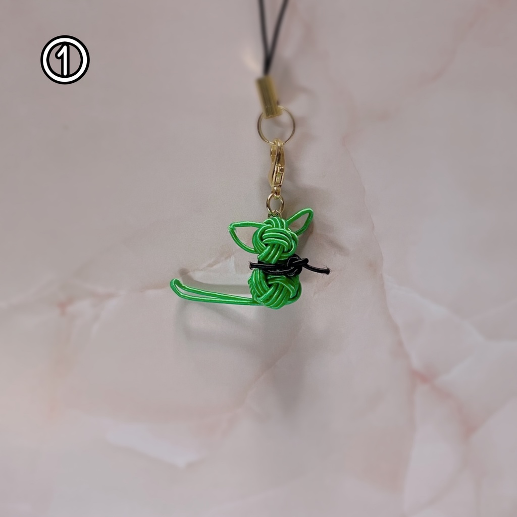 水引猫ちゃんストラップ