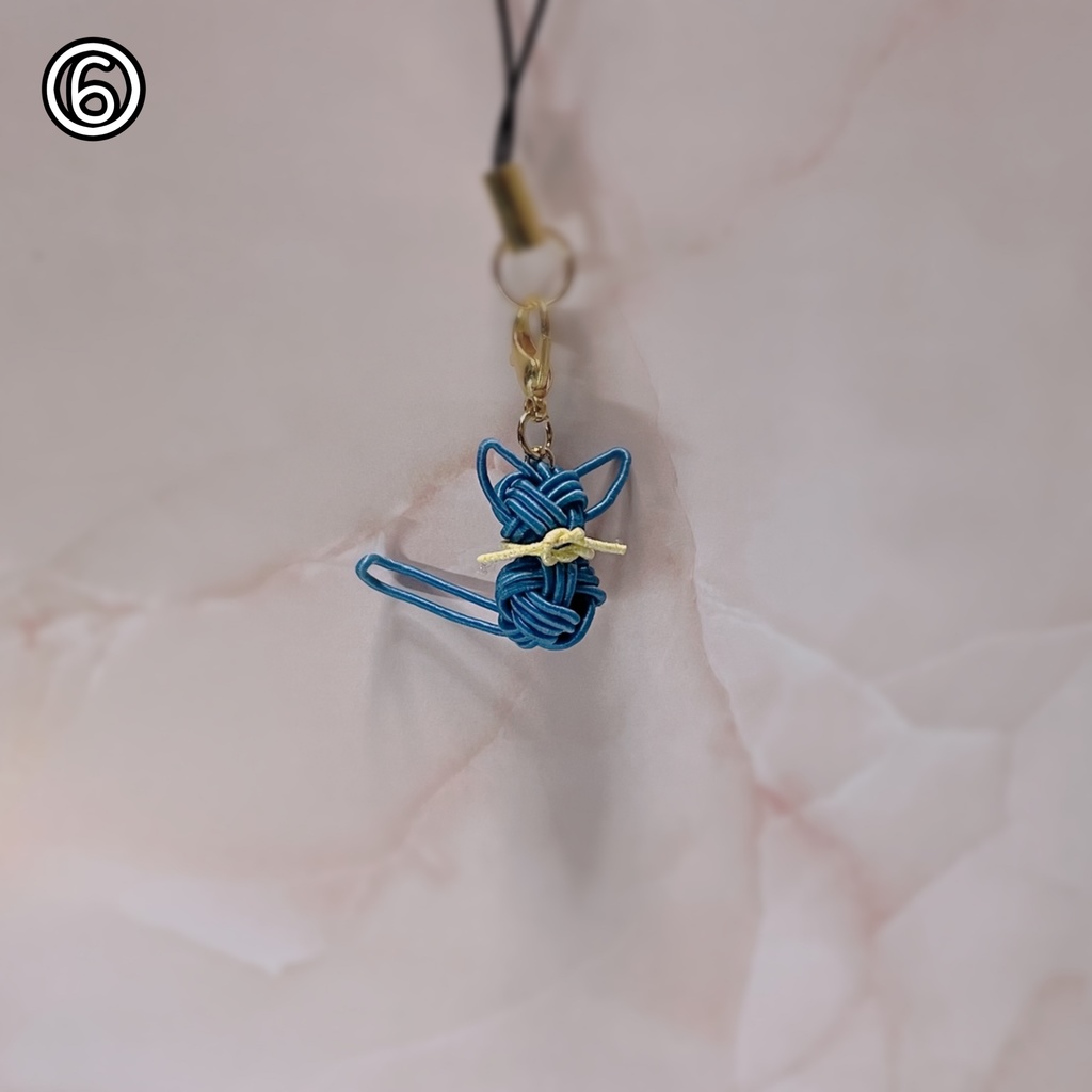 水引猫ちゃんストラップ