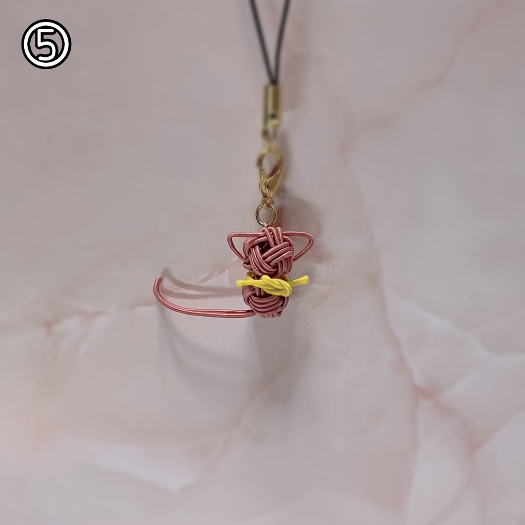 水引猫ちゃんストラップ