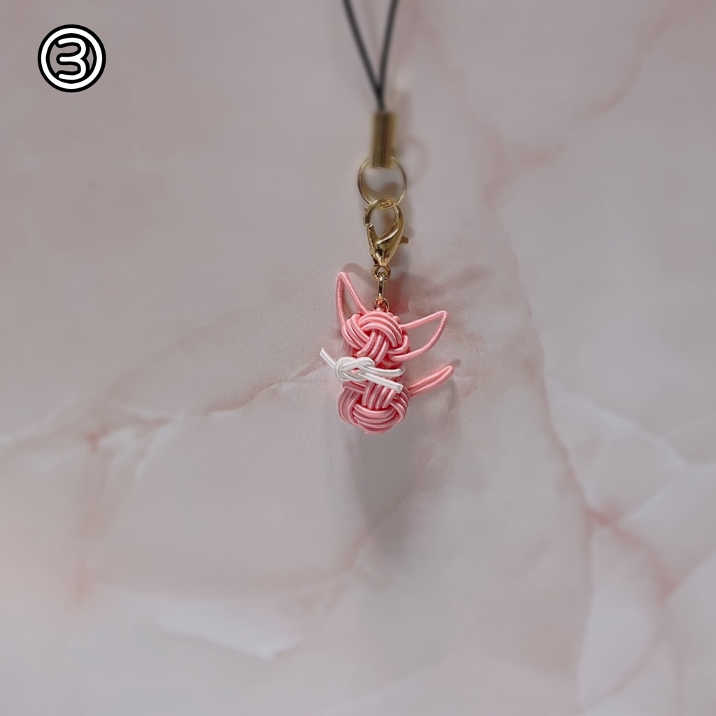 水引猫ちゃんストラップ