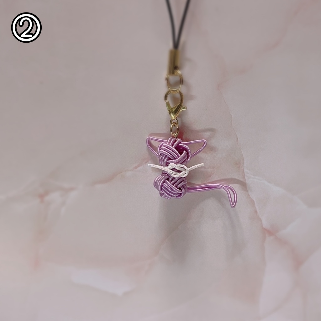 水引猫ちゃんストラップ