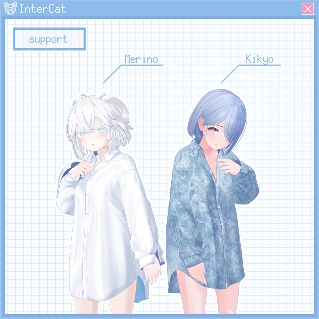 【桔梗,メリノ対応】ルーズシャツ (Loose Shirts)