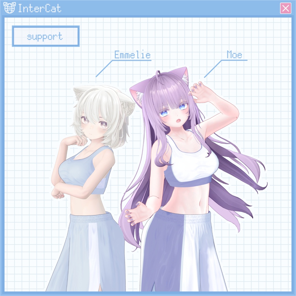 【桔梗,萌,Emmelie対応】スポーツウェア (Sports Wear)