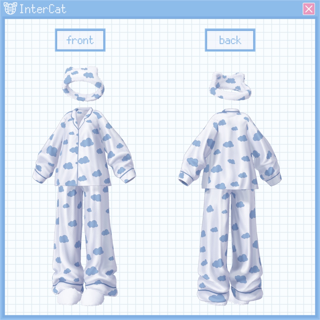 【10アバター対応】Sleep wear