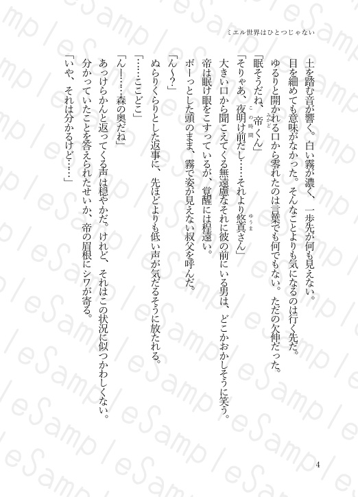 ミエル世界はひとつじゃない~刻まれた音~